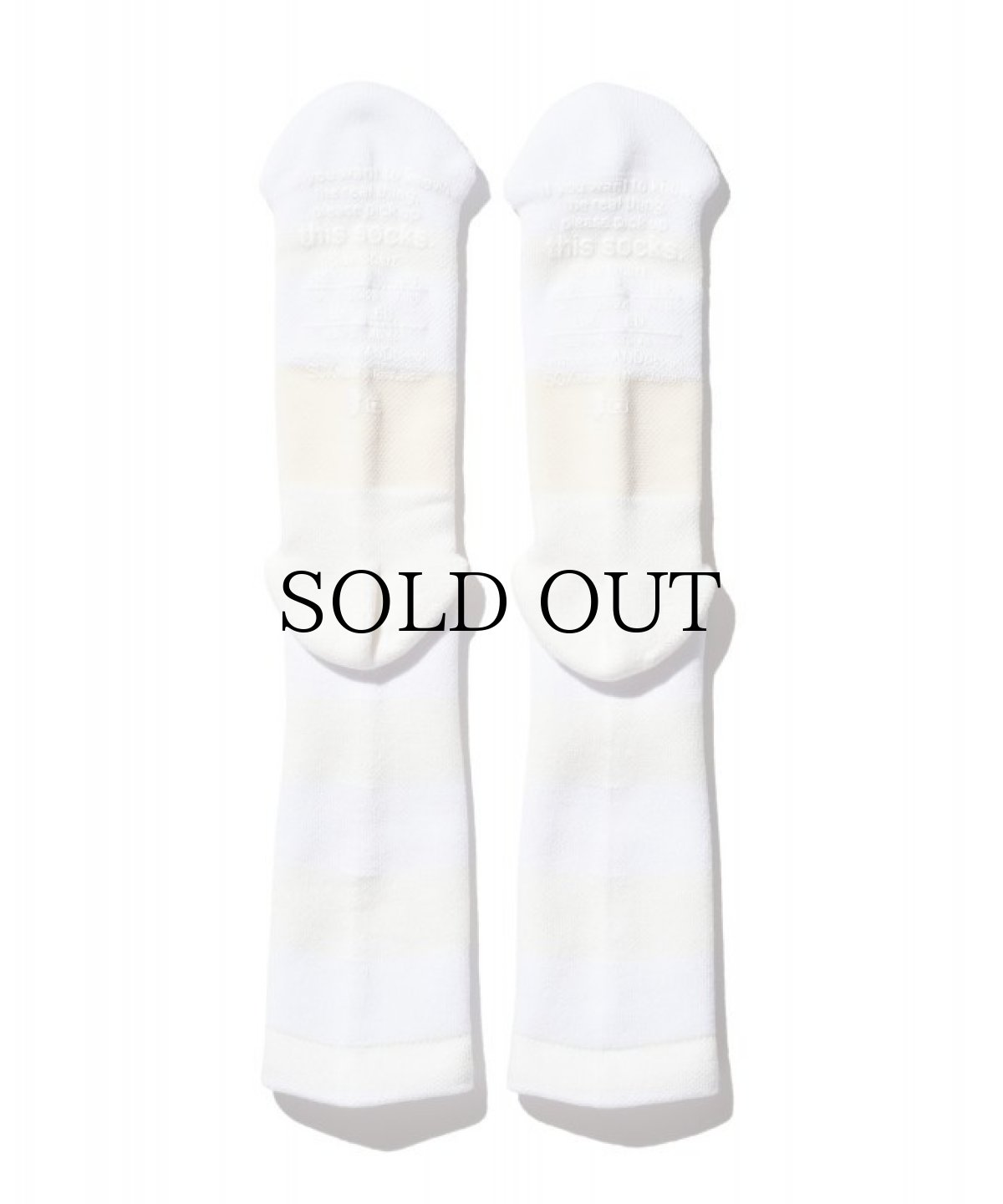 画像14: ANDSOX / SUPPORT PILE CREW STRIPE (14)