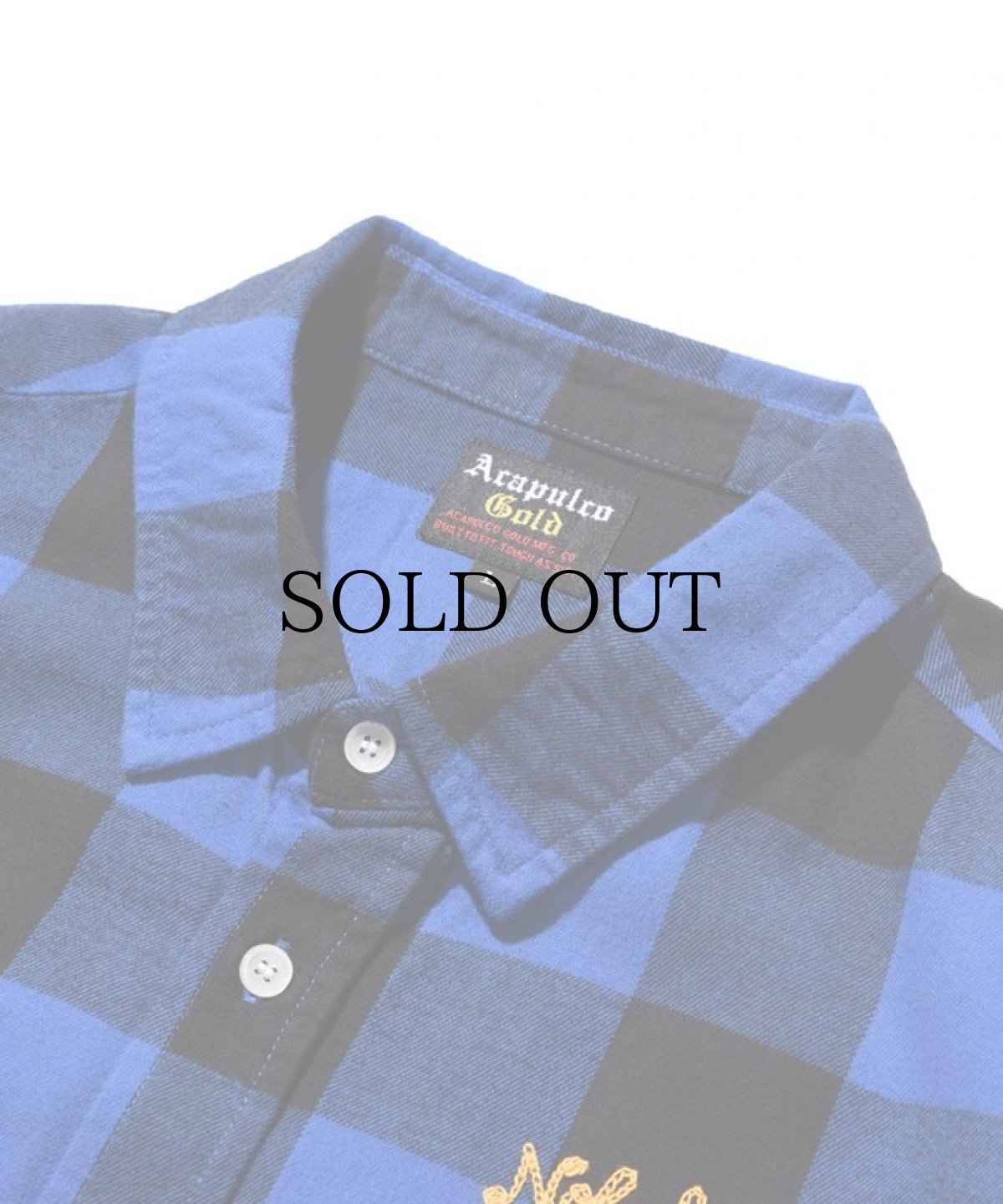 画像5: 【50%OFF】ACAPULCO GOLD /  CHECKER FLANNEL BUTTON DOWN (5)