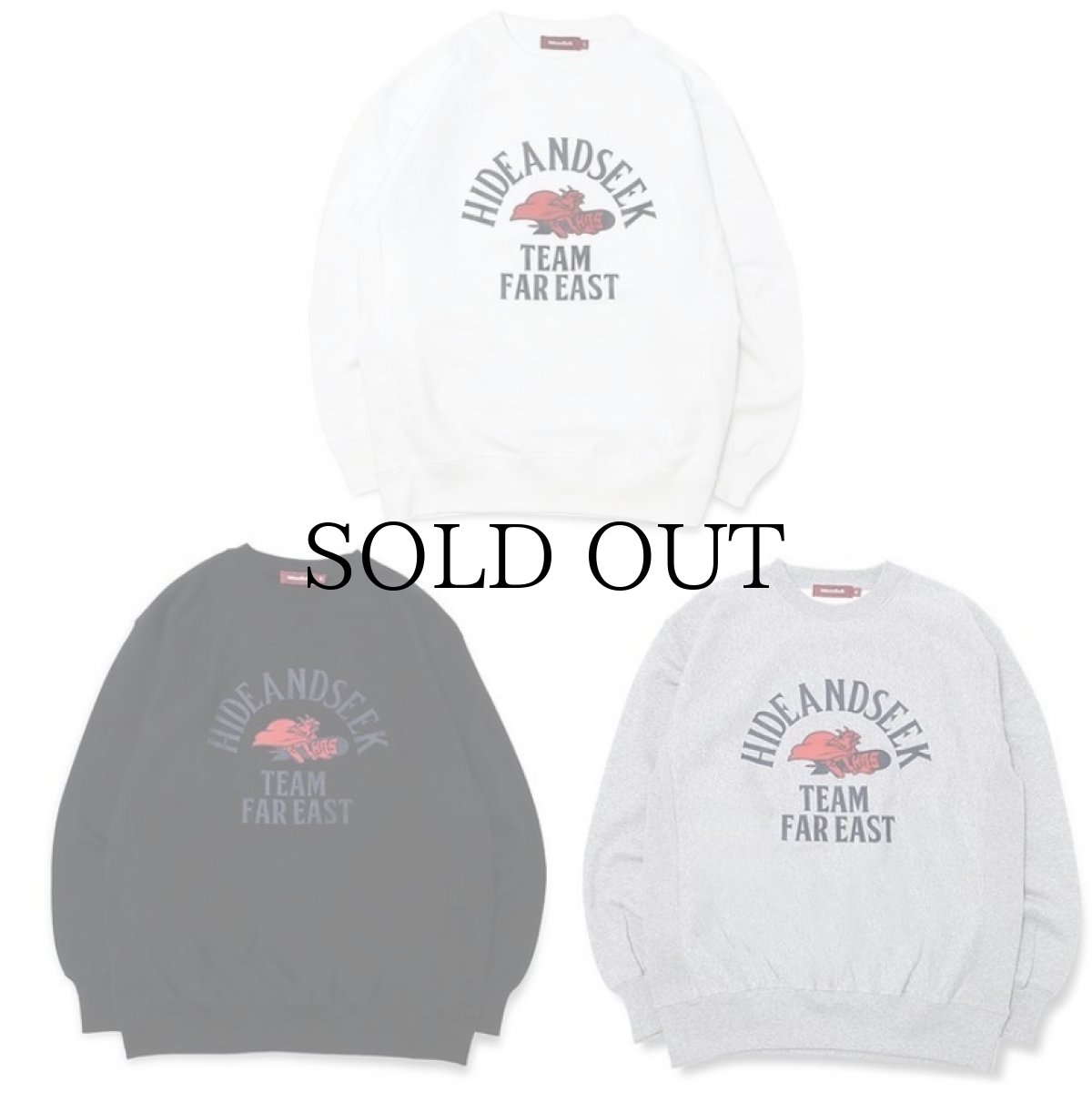 画像5: HIDEANDSEEK / Team Far East Sweat Shirt (5)