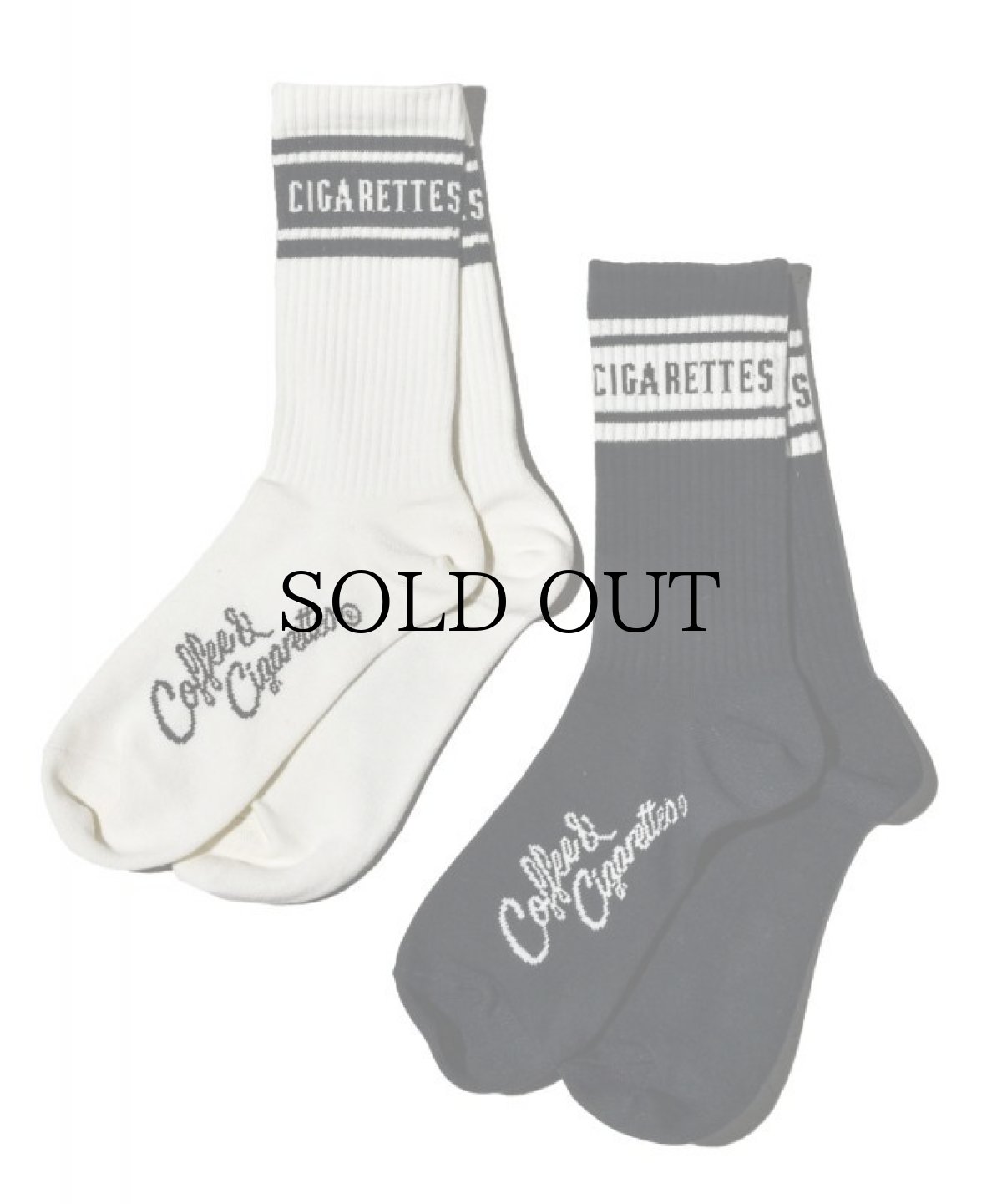 画像1: COFFEE & CIGARETTES / C&C Heritage Tube Socks (1)