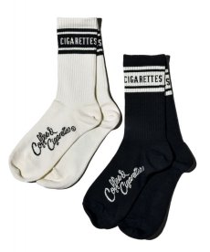 画像1: COFFEE & CIGARETTES / C&C Heritage Tube Socks (1)