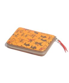 画像1: LARRY SMITH / ROUND FASTENER WALLET -M- (1)