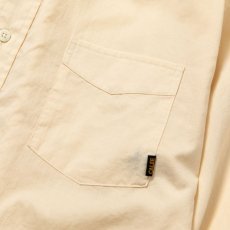 画像4: CALEE / Band collar 3/4 sleeve twill shirt -IVORY- (4)