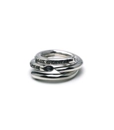 画像7: ArgentGleam / ArgentGleam Classic Old English Logo Ring (7)