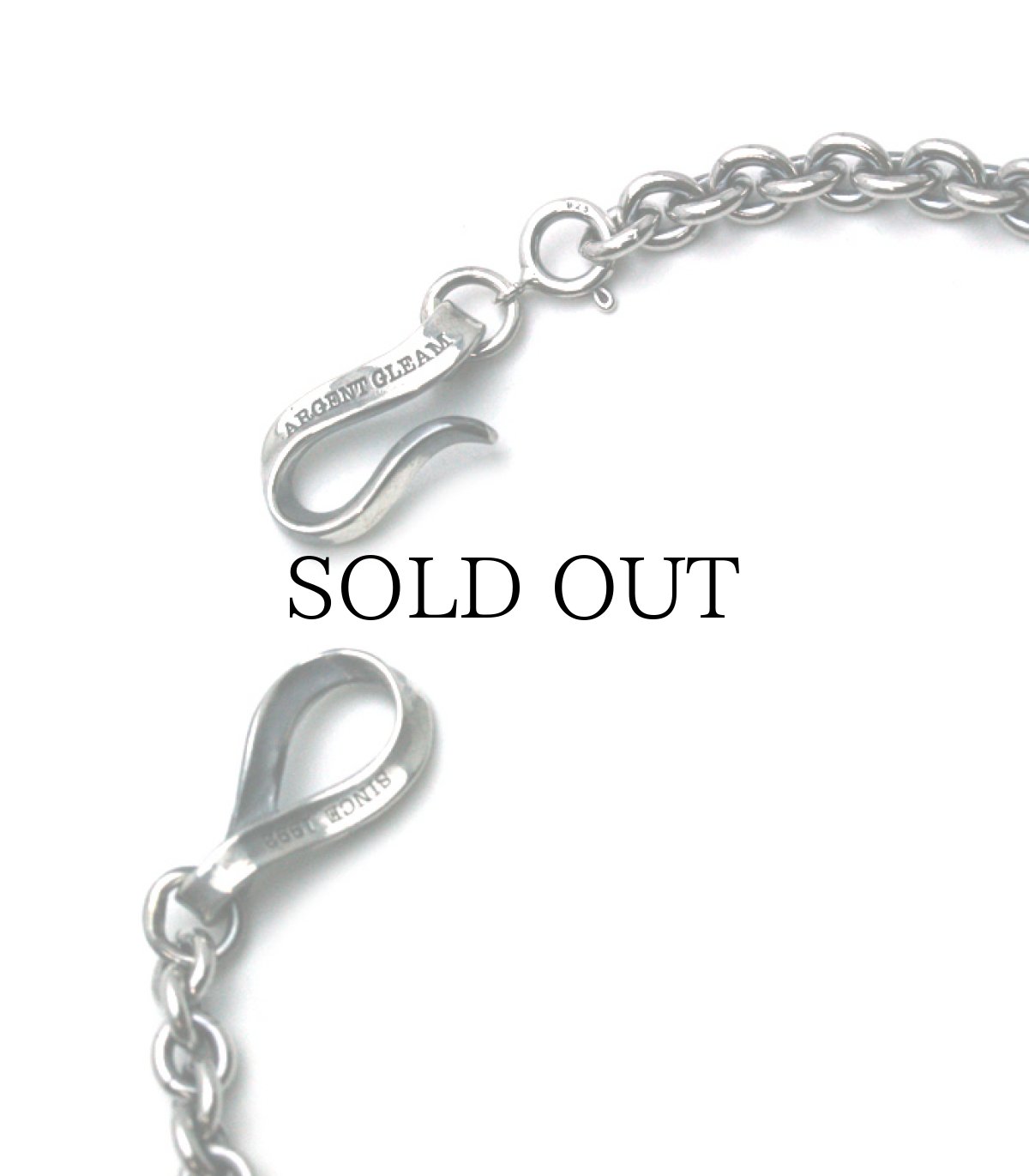 画像2: ArgentGleam / Oxidized Silver Chain(70cm) (2)