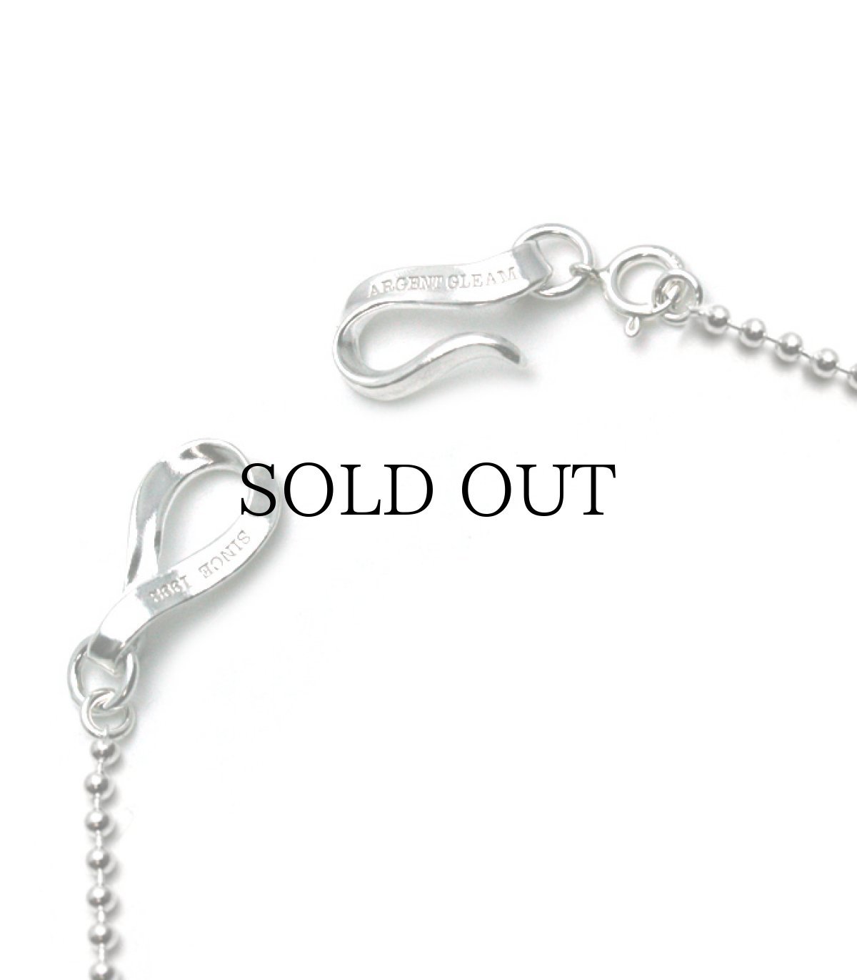 画像2: ArgentGleam / Silver Chain(60cm) - Ball- (2)