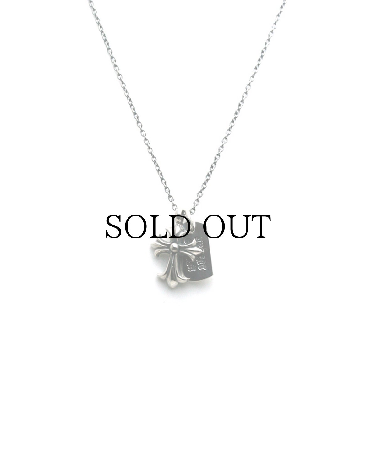 画像1: ArgentGleam / Double Charm Necklace  AGN-003 (1)