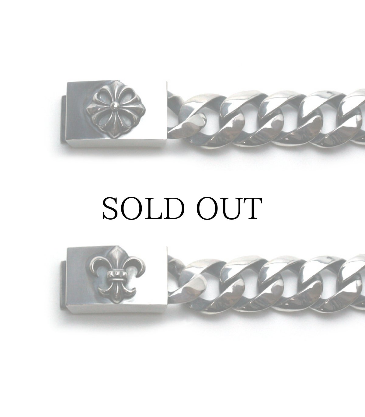 画像5: ArgentGleam / ArgentGleam Classic I.D. Bracelet -Wide- (M size) (5)