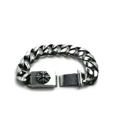 画像1: ArgentGleam / ArgentGleam Classic I.D. Bracelet -Wide- (M size) (1)