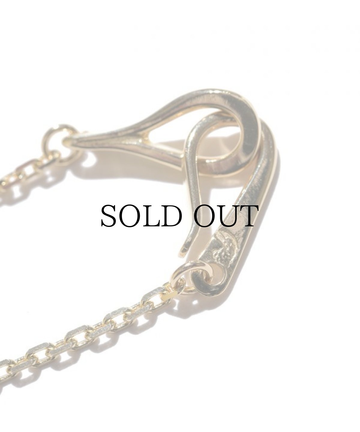 画像2: LARRY SMITH(ラリースミス) / 18K GOLD INFINITY HOOK CABLE CHAIN S (60cm) (2)