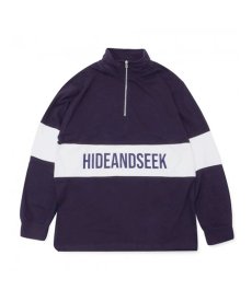 画像2: HIDEANDSEEK / Zip Highneck Sweat Shirt (2)