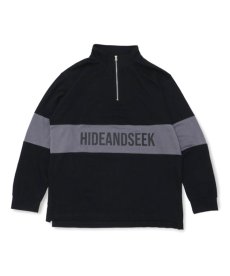 画像1: HIDEANDSEEK / Zip Highneck Sweat Shirt (1)