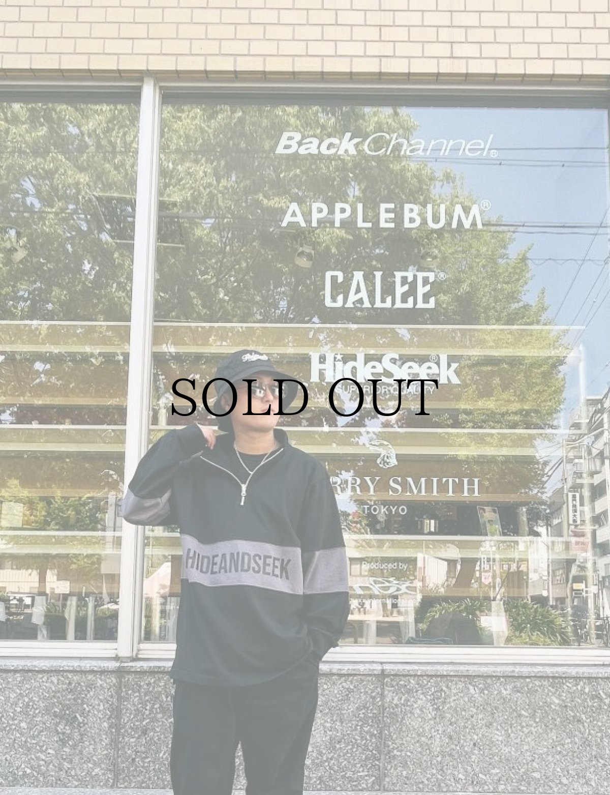 画像5: HIDEANDSEEK / Zip Highneck Sweat Shirt (5)