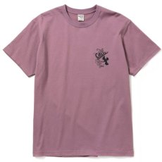 画像2: CALEE / Cotton eagle t-shirt -PURPLE- (2)