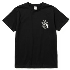 画像2: CALEE / Cotton eagle t-shirt -BLACK- (2)