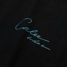 画像4: CALEE / Binder neck rose vintage t-shirt -BLACK- (4)