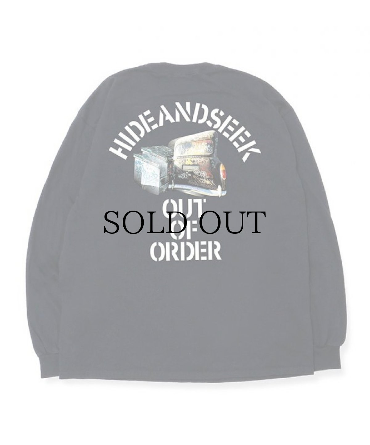 画像1: HIDEANDSEEK / Out Of Order L/S Tee (1)