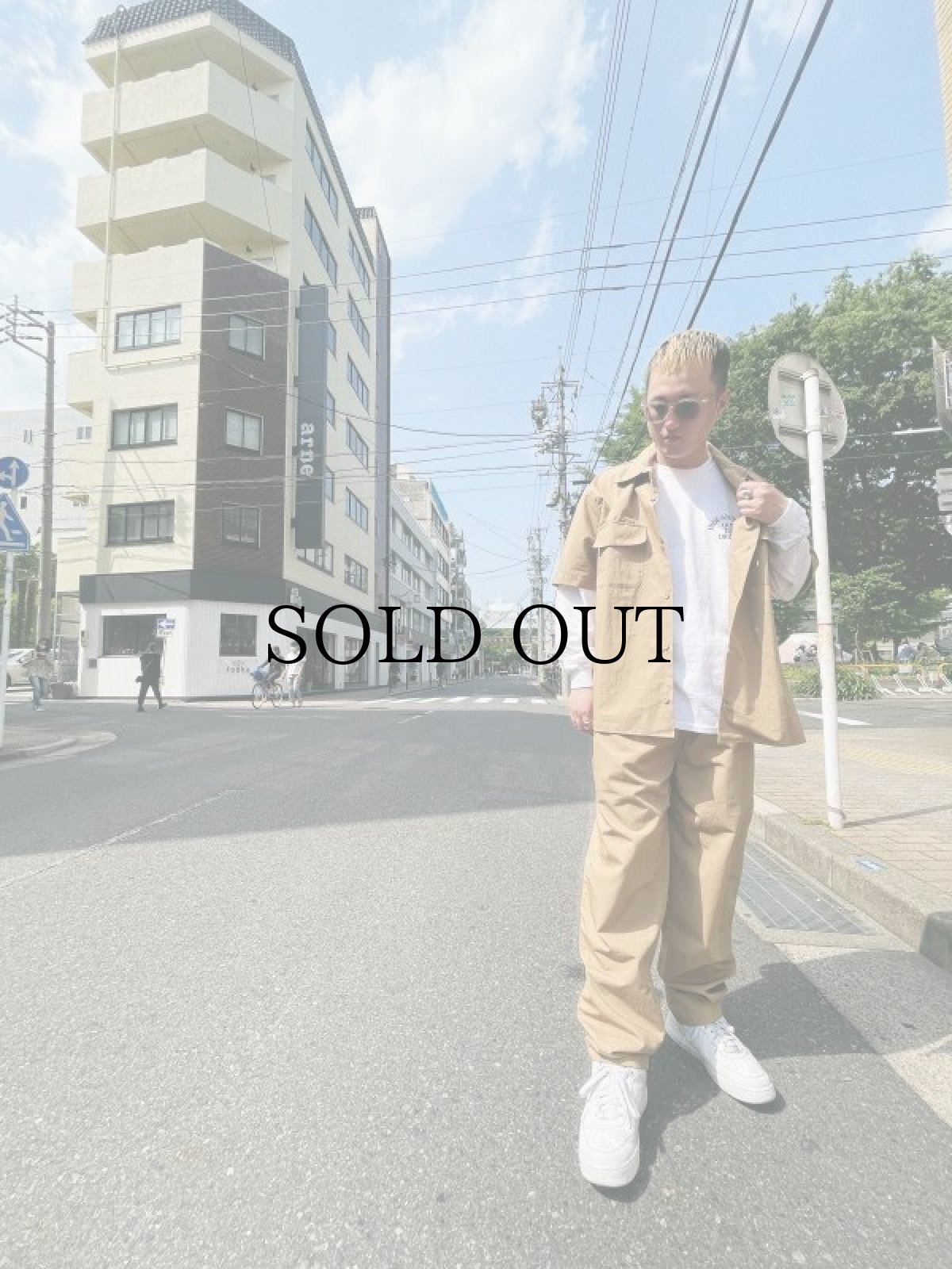 画像4: HIDEANDSEEK / Cotton Linen S/S Shirt (4)