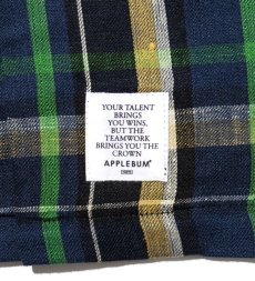 画像12: APPLEBUM / 90's Linen Check S/S Oversize Shirt (12)