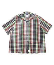 画像1: APPLEBUM / 90's Linen Check S/S Oversize Shirt (1)