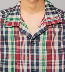 画像15: APPLEBUM / 90's Linen Check S/S Oversize Shirt (15)