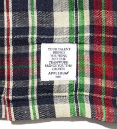画像11: APPLEBUM / 90's Linen Check S/S Oversize Shirt (11)