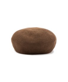 画像1: CALEE / Cotton beret -BROWN- (1)