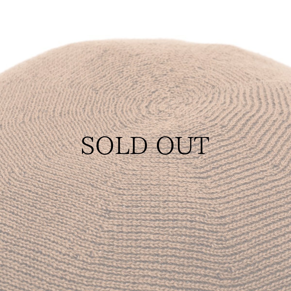 画像4: CALEE / Cotton beret -BROWN- (4)