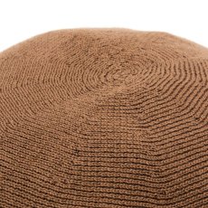 画像4: CALEE / Cotton beret -BROWN- (4)