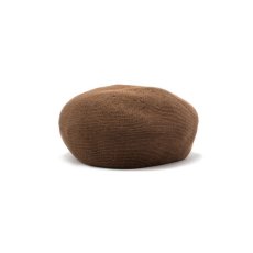 画像2: CALEE / Cotton beret -BROWN- (2)