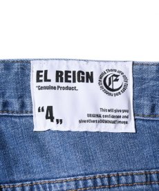 画像3: EL REIGN / EL REIGN "FEAR" DAMAGED DENIM GRID PANTS (3)