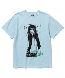 画像1: CALEE / ×BPA Cal girl t-shirt -BLUE- (1)