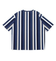 画像2: APPLEBUM / Indigo Stripe Big T-shirt (2)