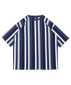 画像1: APPLEBUM / Indigo Stripe Big T-shirt (1)