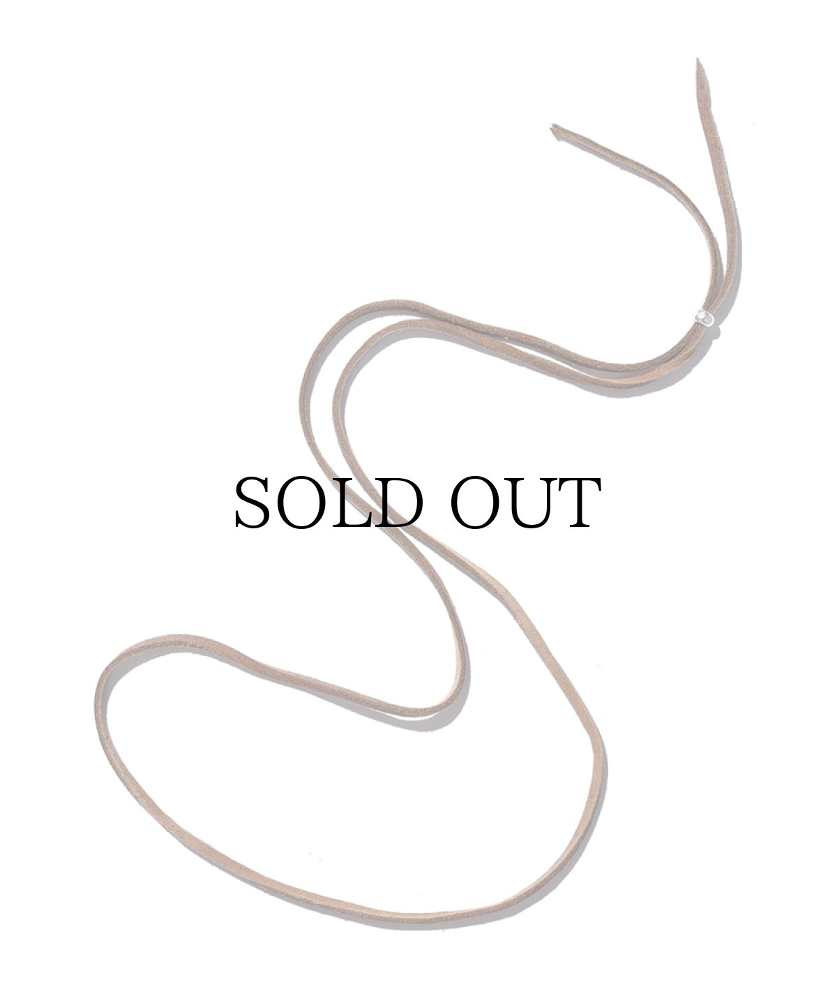 画像2: LARRY SMITH(ラリースミス) / KUDU LEATHER NECKLACE (EAGLE HEAD STAMPED BEAD) (2)