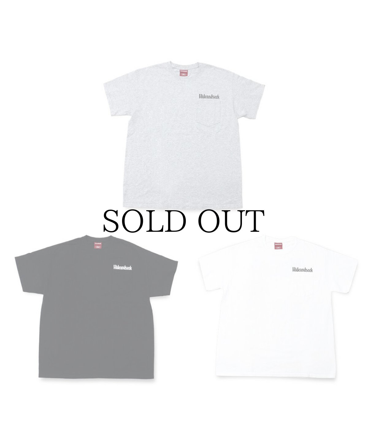 画像2: HIDEANDSEEK / Logo Pocket S/S Tee(21aw) (2)
