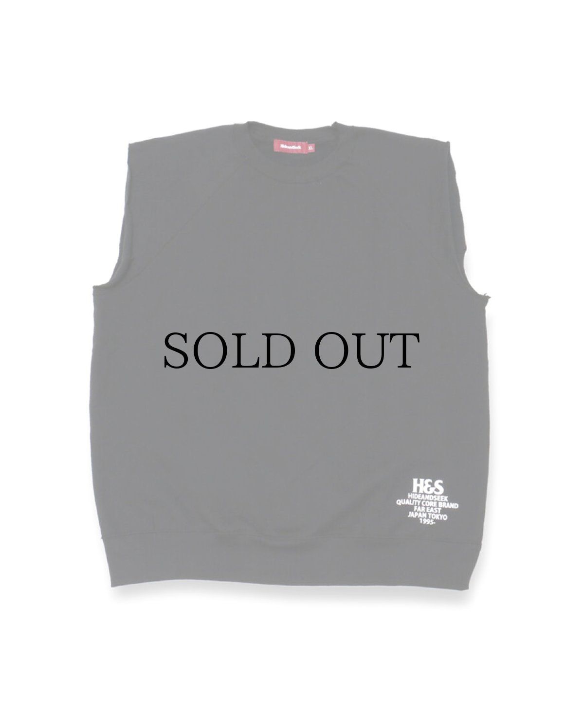 画像2: HIDEANDSEEK / Cut Off Sweat Vest (Crew) (2)