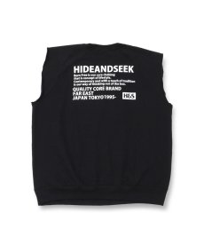 画像1: HIDEANDSEEK / Cut Off Sweat Vest (Crew) (1)