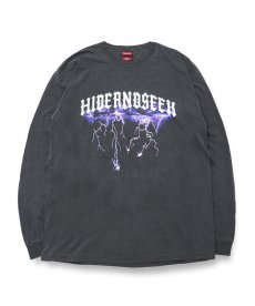 画像1: HIDEANDSEEK / Lightning Logo L/S Tee (1)
