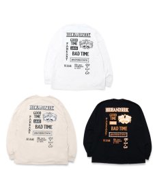 画像1: HIDEANDSEEK / Twoface L/S Tee (1)