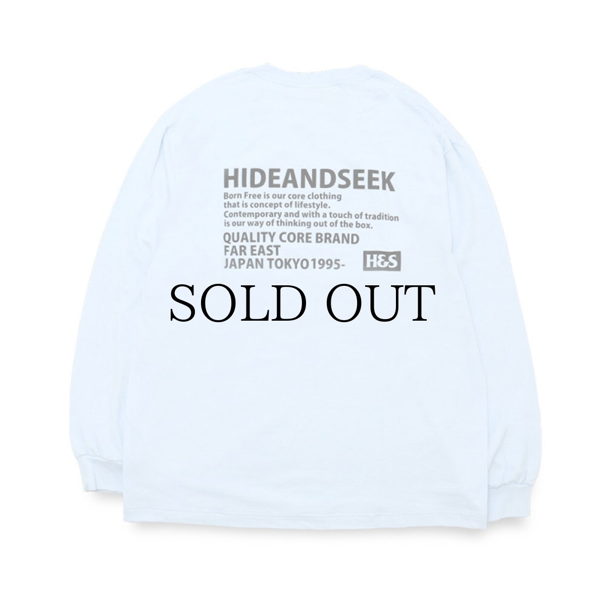 画像3: HIDEANDSEEK / Tag L/S Tee(21aw) (3)