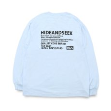 画像3: HIDEANDSEEK / Tag L/S Tee(21aw) (3)