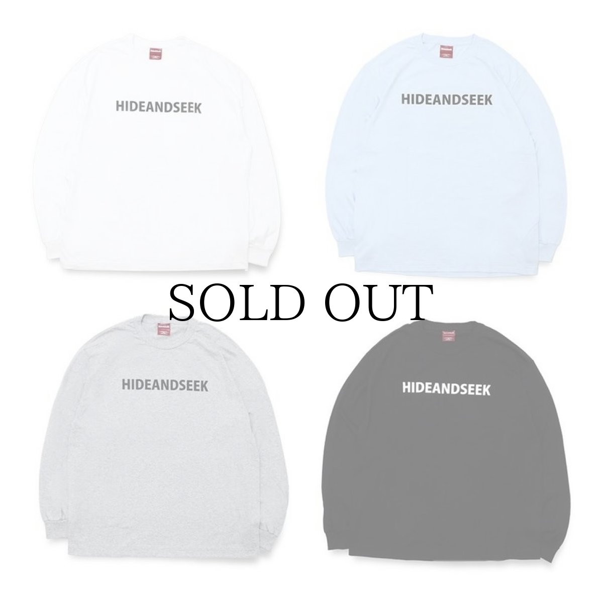 画像2: HIDEANDSEEK / Tag L/S Tee(21aw) (2)