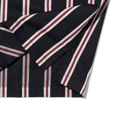 画像10: APPLEBUM / Navy Stripe Oversize L/S Shirt (10)