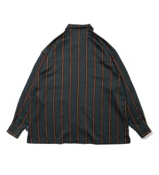 画像2: APPLEBUM / Green Stripe Oversize L/S Shirt (2)