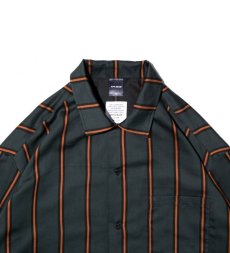 画像4: APPLEBUM / Green Stripe Oversize L/S Shirt (4)