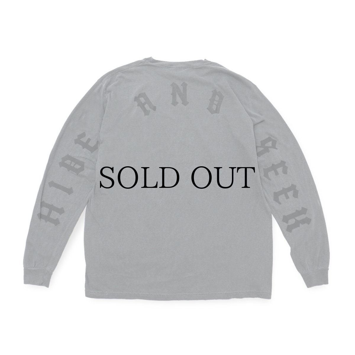 画像3: HIDEANDSEEK / Back Logo L/S Tee(21aw) (3)