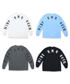 画像1: HIDEANDSEEK / Back Logo L/S Tee(21aw) (1)