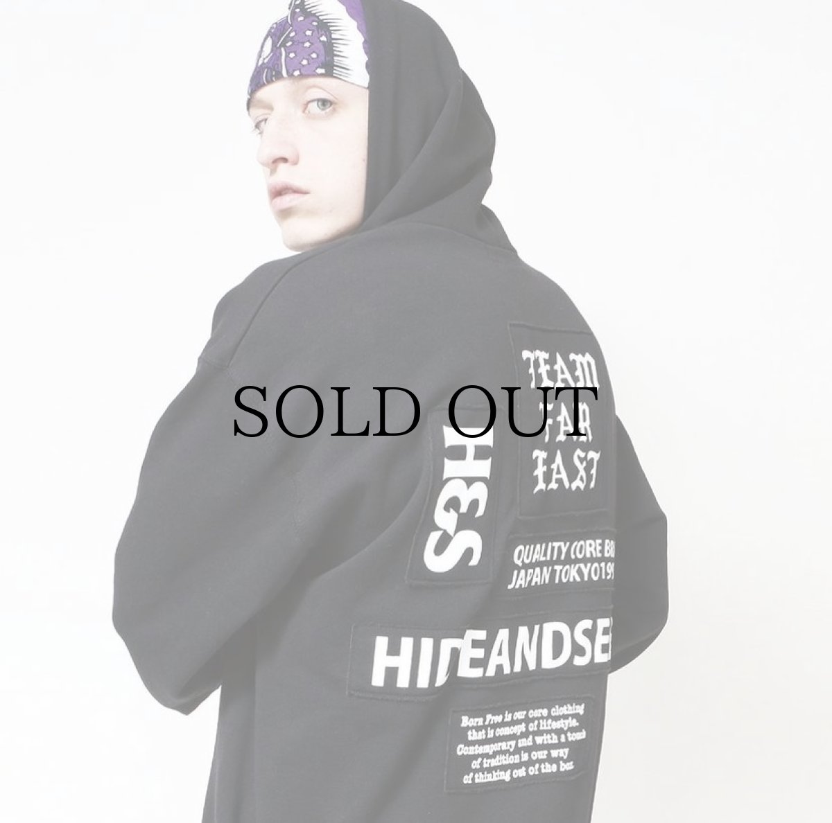 画像6: HIDEANDSEEK / Patch Sweat Hooded (6)