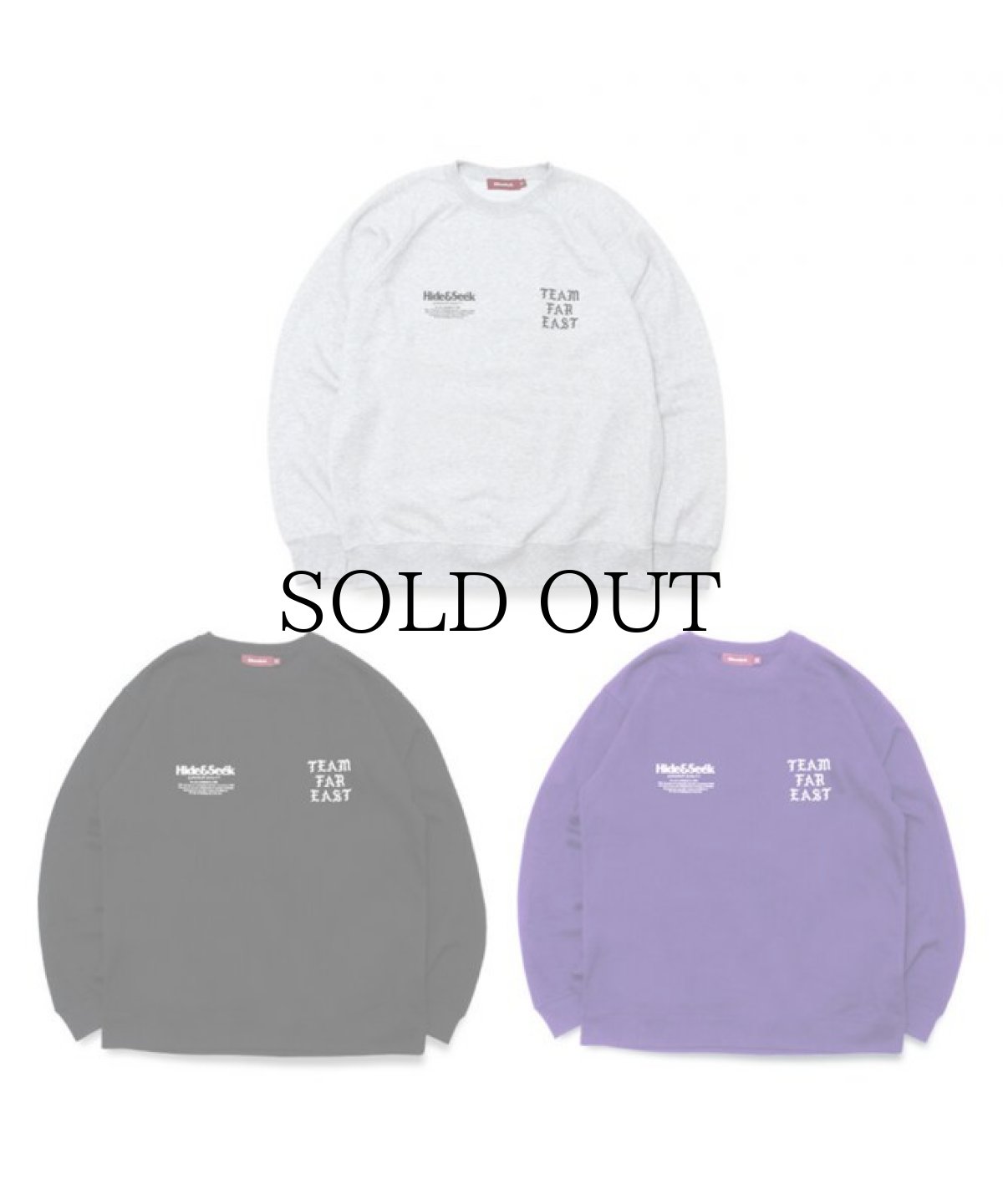 画像2: HIDEANDSEEK / Patch Sweat Shirt (2)